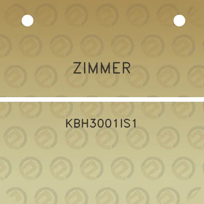 zimmer-kbh3001is1