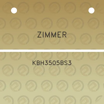 zimmer-kbh3505bs3