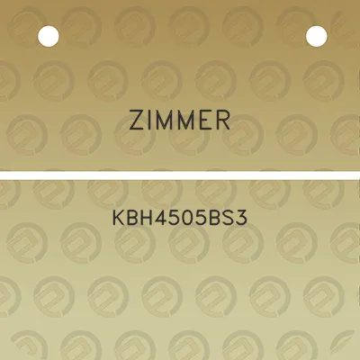 zimmer-kbh4505bs3