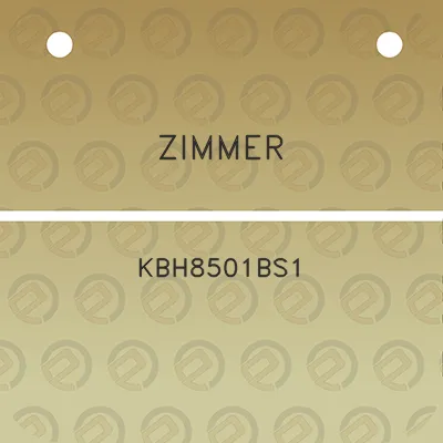 zimmer-kbh8501bs1