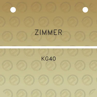 zimmer-kg40