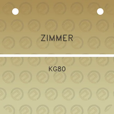 zimmer-kg80