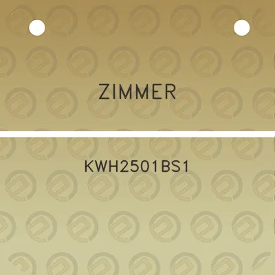 zimmer-kwh2501bs1