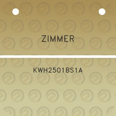 zimmer-kwh2501bs1a