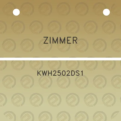 zimmer-kwh2502ds1