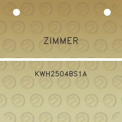 zimmer-kwh2504bs1a