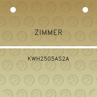 zimmer-kwh2505as2a