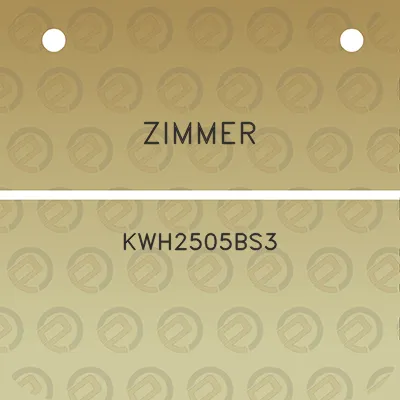 zimmer-kwh2505bs3