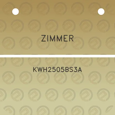 zimmer-kwh2505bs3a