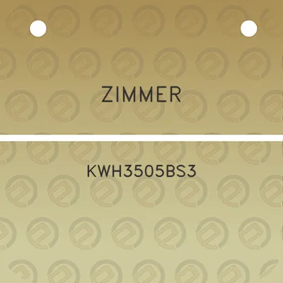 zimmer-kwh3505bs3