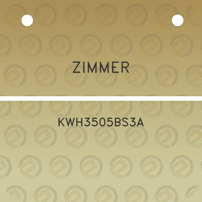 zimmer-kwh3505bs3a