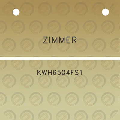 zimmer-kwh6504fs1