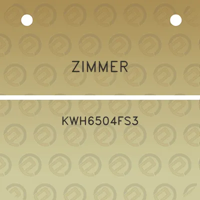 zimmer-kwh6504fs3