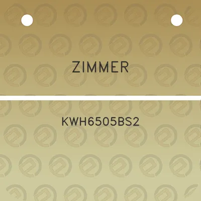 zimmer-kwh6505bs2