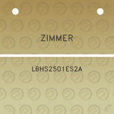 zimmer-lbhs2501es2a