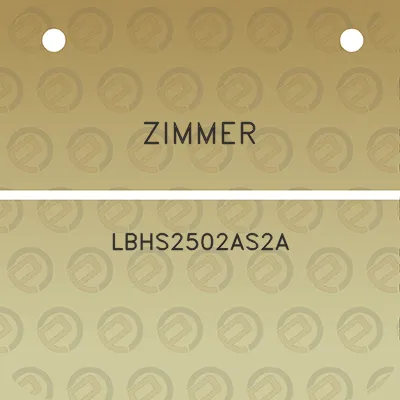 zimmer-lbhs2502as2a