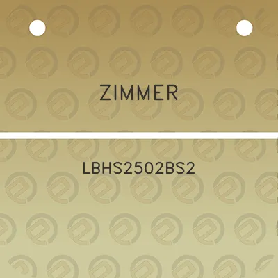 zimmer-lbhs2502bs2