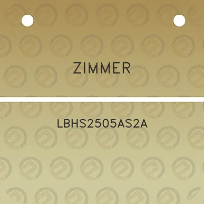 zimmer-lbhs2505as2a