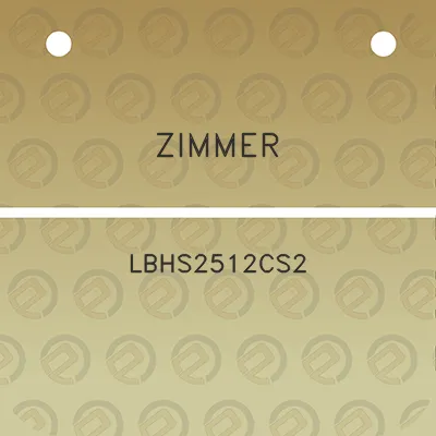 zimmer-lbhs2512cs2