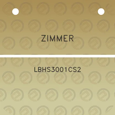 zimmer-lbhs3001cs2