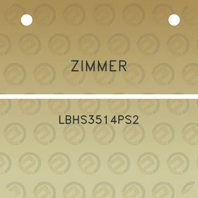 zimmer-lbhs3514ps2