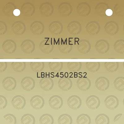 zimmer-lbhs4502bs2