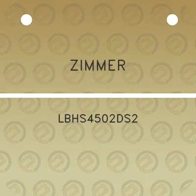 zimmer-lbhs4502ds2