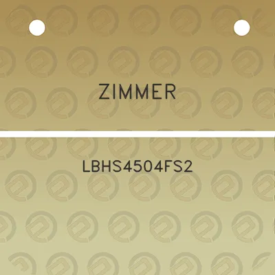 zimmer-lbhs4504fs2