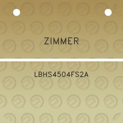 zimmer-lbhs4504fs2a