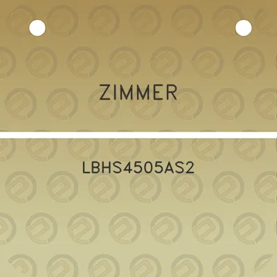 zimmer-lbhs4505as2