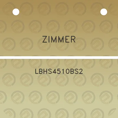 zimmer-lbhs4510bs2