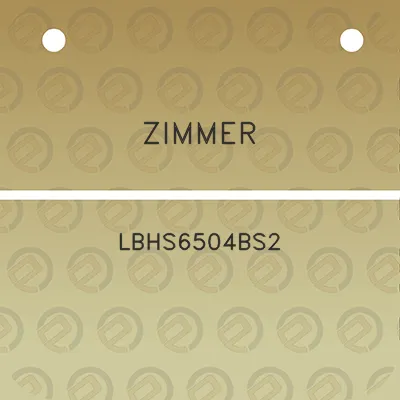 zimmer-lbhs6504bs2