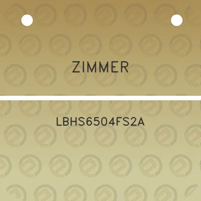 zimmer-lbhs6504fs2a