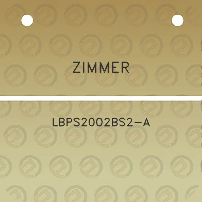 zimmer-lbps2002bs2-a