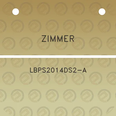 zimmer-lbps2014ds2-a