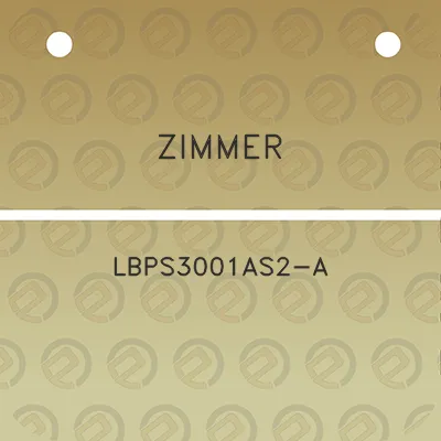 zimmer-lbps3001as2-a