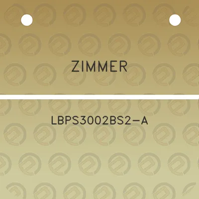 zimmer-lbps3002bs2-a