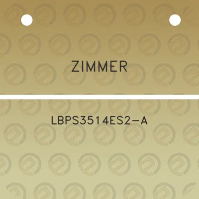 zimmer-lbps3514es2-a