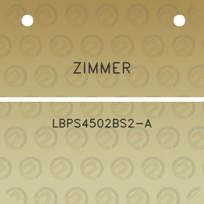 zimmer-lbps4502bs2-a