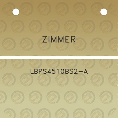 zimmer-lbps4510bs2-a