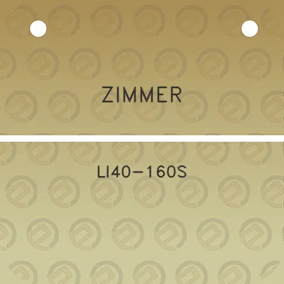 zimmer-li40-160s