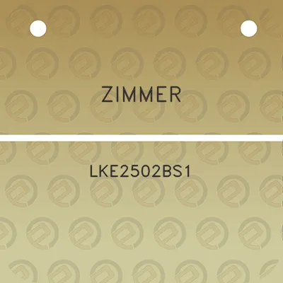 zimmer-lke2502bs1