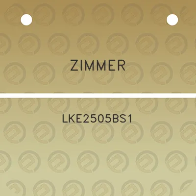 zimmer-lke2505bs1