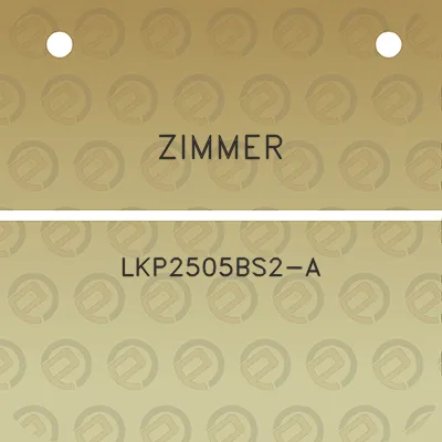 zimmer-lkp2505bs2-a