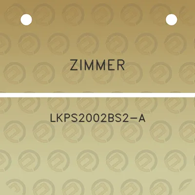 zimmer-lkps2002bs2-a