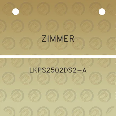 zimmer-lkps2502ds2-a