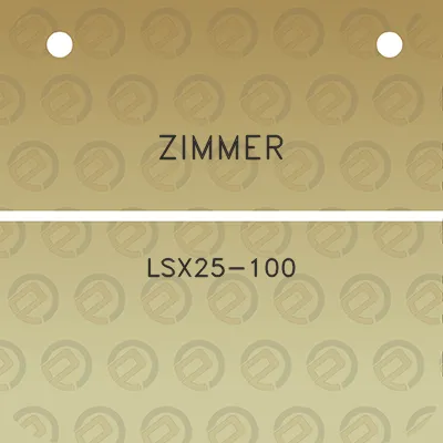 zimmer-lsx25-100