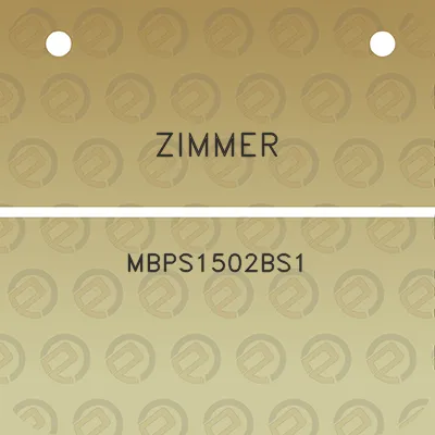 zimmer-mbps1502bs1