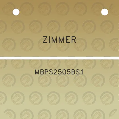 zimmer-mbps2505bs1