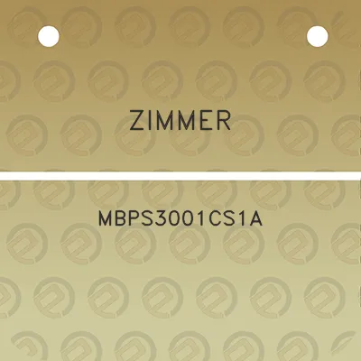 zimmer-mbps3001cs1a